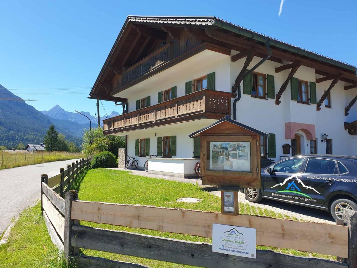 Gaestehaus Bergblick Wallgau Exterior foto
